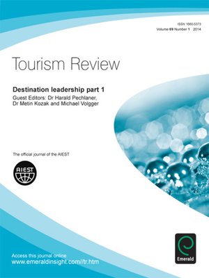 cover image of Tourism Review, Volume 69, Issue 1